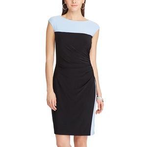 Chaps Color Block Sheath Dress